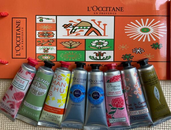 ロクシタンL'OCCITANE EN Provence ハンドクリームコレクション30ml 8本