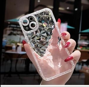 【新品・匿名配送】　iPhone15 ケース　透明　キラキラ　大人 可愛い 韓国