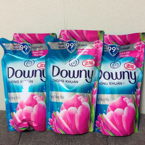 ベトナムダウニー ダウニー サンライズフレッシュ 柔軟剤 濃縮タイプ Downy 詰替　袋　水色　お花　ピンク　メキシコ　アジアン