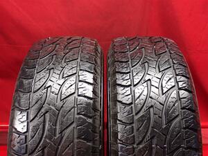 タイヤ2本 《 ブリヂストン 》 デューラー A/T694 [ 265/70R16 112S ]6.5分山★ サーフ プラド パジェロ タコマ サファリ n16