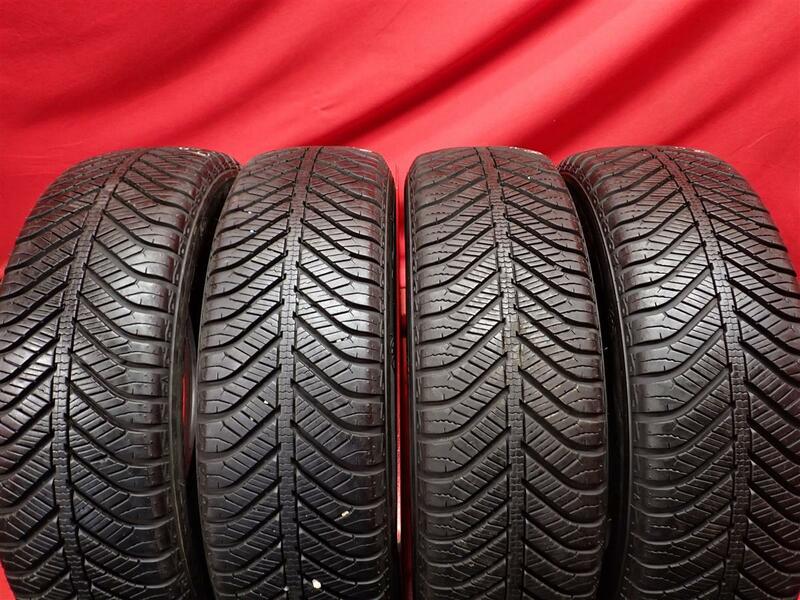 中古タイヤ 165/65R14 79H 4本セット グッドイヤー ベクター 4シーズンズ ハイブリッド GOODYEAR 4 SEASONS HYBRID 9分山★n14