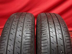 中古タイヤ 185/60R15 84H 2本セット ブリヂストン エコピア EP150 BRIDGESTONE ECOPIA EP150 7.5分山★n15 アクア シエンタ ヤリス