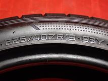 タイヤ4本 《 ハンコック 》 ベンタスV12 EVO2 [ 225/40R19 93Y ]8.5分山★ マツダ RX-8 ベンツ Aクラス CLAクラス n19_画像10