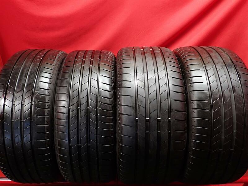 中古タイヤ 225/40R18 92Y 255/40R18 99Y 4本セット ブリヂストン トランザ T005 BRIDGESTONE TURANZA T005 8.5分山★ ランフラット n18