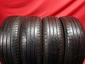 中古タイヤ 185/60R15 84H 4本セット ダンロップ エナセーブ EC300＋ DUNLOP ENASAVE EC300＋ 8分山★n15 アクア シエンタ ヤリス フィット