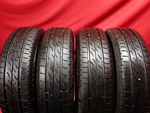 中古タイヤ 175/65R14 82S 4本セット ブリヂストン ネクストリー BRIDGESTONE NEXTRY 8.5分山★n14 bB カローラ フィット キューブ ノート