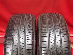 タイヤ2本 《 ダンロップ 》 エナセーブ EC204 [ 185/60R15 84H ]8分山★ アクア シエンタ ヤリス フィット スイフト n15