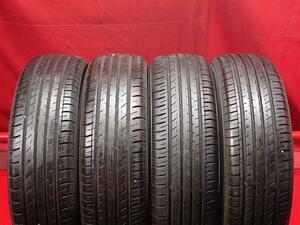 タイヤ4本 《 ヨコハマ 》 ブルーアース-GT AE51 [ 175/65R15 84H ]9/8.5分山★ アクア スペイド フィット キューブ スイフト n15