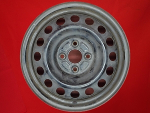 [ super-discount used single goods 1 pcs ] Toyota Vitz 130 series original WM steel wheel iron wheel iron chin 15 -inch 5J +39 PCD100 4 hole hub diameter Φ54 cc15