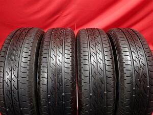 中古タイヤ 155/65R13 73S 4本セット ブリヂストン ネクストリー BRIDGESTONE NEXTRY 7.5分山★n13 ライフ モコ ekワゴン アルト ムーブ