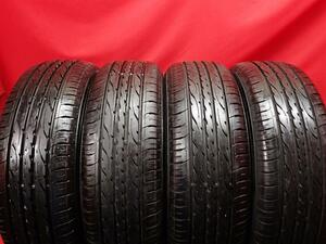 中古タイヤ 195/60R16 89H 4本セット ダンロップ エナセーブ EC203 DUNLOP ENASAVE EC203 8.5分山★n16 イスト ウィッシュ シルフィー