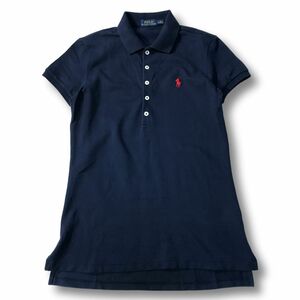 《良品◎》POLO RALPH LAUREN ポロラルフローレン★ワンポイントデザイン*ポロシャツ*ネイビー*サイズS(MS2913)◆S60