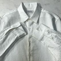 《良品◎》Calvin Klein PLATINUM カルバンクライン プラチナム★ドレスシャツ*ホワイト*サイズM(MA6451)◆S60_画像3