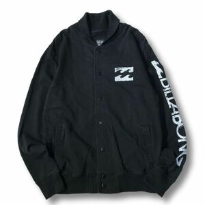 《良品◎》BILLABONG ビラボン★ワンポイント*アームロゴ*ブルゾンジャケット*ブラック*サイズM(MA6513)◆S60