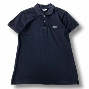 《オススメ◎》LACOSTE ラコステ★ワンポイントデザイン*ポロシャツ*ネイビー*サイズ2(MS3022)◆S60