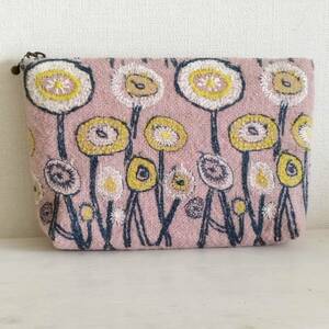  hand made * mina perhonen *path*hanahane* pouch * passbook 