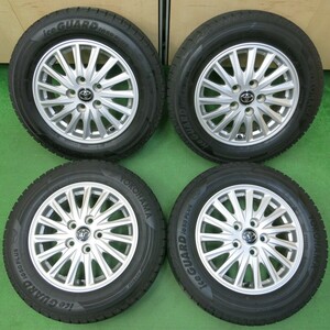 *送料無料* バリ溝 20年 綺麗 9分★トヨタ 80 ヴォクシー 純正 195/65R15 スタッドレス ヨコハマ iG50プラス PCD114.3/5H★4042706イス