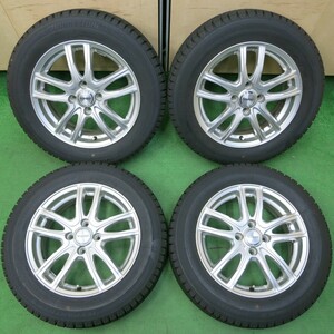 *送料無料* バリ溝！キレイ！9.5分★スタッドレス 175/65R15 ブリヂストン アイスパートナー2 Wazner ワズナー PCD100/4H★4043003イス