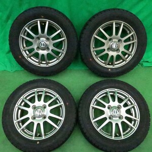 *送料無料* バリ溝！22年！9.5分★スタッドレス 155/65R13 グッドイヤー アイスナビ7 NIRVANA NV ニルバーナ PCD100/4H★4050304ナス