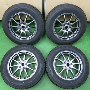 *送料無料* バリ溝 21年 綺麗 9.5分★スタッドレス 225/65R17 ダンロップ ウインターマックス SJ8 ZACK JP-202 PCD114.3/5H★4050104イス