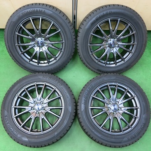 *送料無料* バリ溝 綺麗 9.5分以上★XV等 225/55R17 スタッドレス ヨコハマ アイスガード iG50 プラス VELVA SPORT PCD100/5H★4050808イス