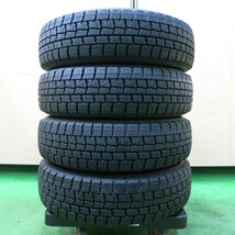 *送料無料* 超バリ溝 綺麗 ほぼ10分★スタッドレス 155/65R14 ダンロップ ウインターマックス WM01 MANARAY SPORT PCD100/4H★4051003イス_画像8