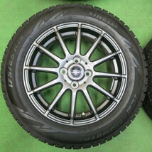 *送料無料* バリ溝！キレイ！9.5分★スタッドレス 175/65R15 ピレリ アイスアシンメトリコ TEAD テッド 15インチ PCD114.3/4H★4051112イス_画像4