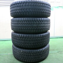 *送料無料* 超バリ溝 22年 ほぼ10分★トヨタ 30系 アルファード 純正 225/65R17 スタッドレス BS DM-V3 PCD114.3/5H★4051008HAス_画像8