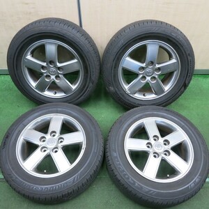 *送料無料* バリ溝！9.5分★トヨタ 60系 ヴォクシー ノア 純正 195/65R15 ブリヂストン エコピア NH100RV PCD114.3/5H★4052207HAノ