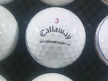 [E0H-03C] Callaway CHROME SOFT Triple track 2022年モデル ホワイト 20球 キャロウェイ クロムソフト ロストボール_画像2