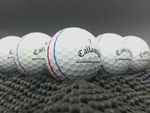 [E0I-05C] Callaway CHROME SOFT X Triple Track 2022年モデル ホワイト 25球 キャロウェイ トリプルトラック ロストボール