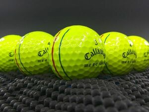 [E1M-01C] Callaway ERC SOFT Triple Track 2021年モデル イエロー 30球 キャロウェイ トリプルトラック ロストボール