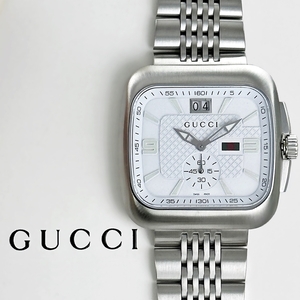  Gucci wristwatch men's coupe square four angle stylish man 30 fee 40 fee 50 fee birthday present present birthday present Father's day 