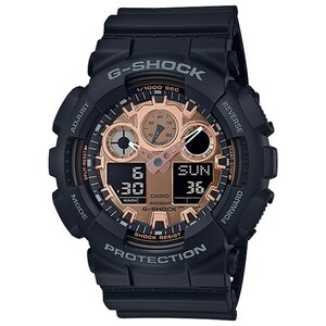 カシオ G-SHOCK Gショック ジーショック アナデジ ローズゴールド×ブラック GA-100MMC-1A 腕時計 プレゼント 誕生日プレゼント 父の日