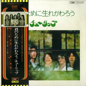 A00573035/LP/チューリップ(財津和夫)「君のために生まれかわろう(1975年・ETP-72058・青木望編曲)」