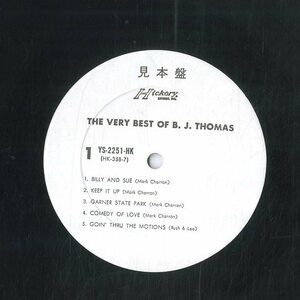 A00516128/LP/B.J.トーマス「The Very Best Of B.J. Thomas (YS-2251-HK)」