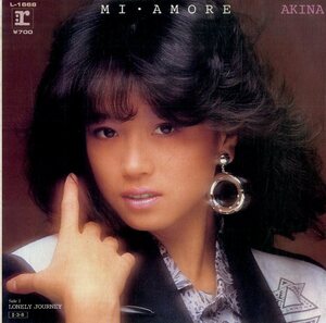 C00184957/EP/中森明菜「ミ・アモーレ Mi Amore / Lonely Journey (1985年・L-1668・松岡直也・EPO作曲)」