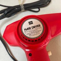 N1553/TOSHIBA HAIR DRYER HDH-366 東芝 ヘアドライヤー 昭和レトロ_画像3