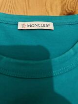 モンクレール MONCLER Tシャツ Sサイズ グリーン_画像5