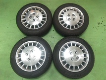 DBA-B21A デイズ ルークス ボレロ 純正 オーテック 14×4.5J 4H PCD100 +46 / ミシュラン 23年製 155/65R14 4本SET (H24038)_画像1