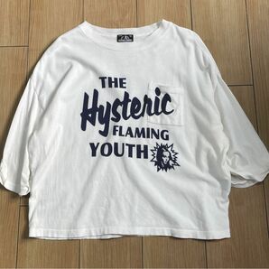 00s hysteric glamour カットソー コットンニットソー
