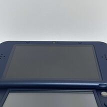 程度良好☆ 任天堂 Newニンテンドー3DS LL メタリックブルー 本体 new NINTENDO 3DS LL 動作確認済 metallic blue 新品充電器付_画像6