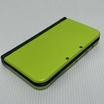 程度良好☆ 任天堂 Newニンテンドー3DS LL ライム ブラック 本体 new NINTENDO 3DS LL 動作確認済 lime black 新品充電器付_画像3