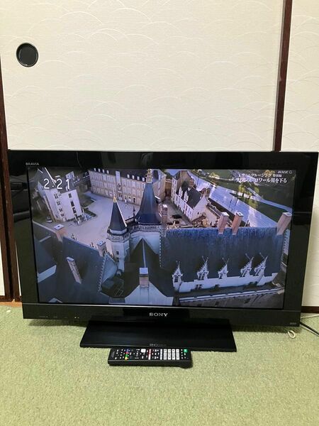 送料込♪美品！32V型/ソニー ブラビア HDD内蔵 Wチューナー 液晶テレビ BRAVIA KDL-32BX30H♪引取可