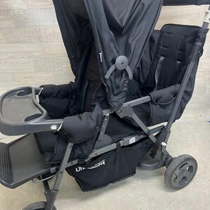 【訳あり】 ベビーカー　2人乗り　双子　joovy ultralight graphite