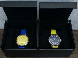 I* не работа товар Paul Smith Paul Smith кварц мужские наручные часы циферблат желтый синий 2 шт . суммировать комплект 2510-S092485 с ящиком 