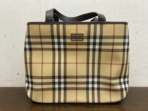 I★ 極美品 バーバリロンドン BURBERRY ノバチェック ハンドバッグ ベージュ系 カバン