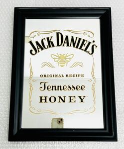 I♪ ジャックダニエル JACK DANIEL'S Jennessee HONEY ミラー 鏡 パブミラー インテリア