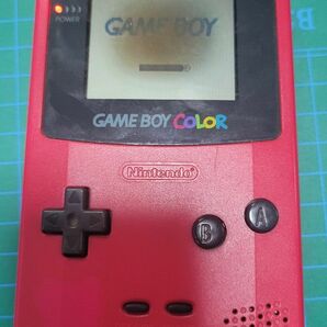 ゲームボーイカラー GBC レッド ジャンク品