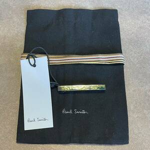 Paul Smith（ポールスミス） 緑模様ネクタイピン　タイピン 新品　未使用　タグ付き　保存袋付き